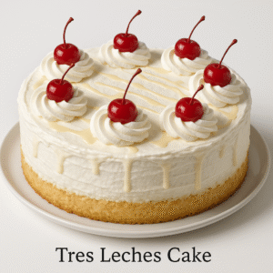 20250815 1856 tres leches cake elegance simple compose 01k2pyfvntfjdts8ng06zvm3kf